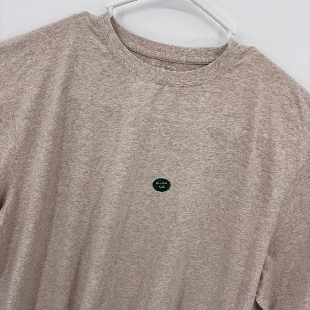 LL Bean Long Sleeve T-Shirt Mens XXL Oatmeal Beige NWOT Traditional Fit